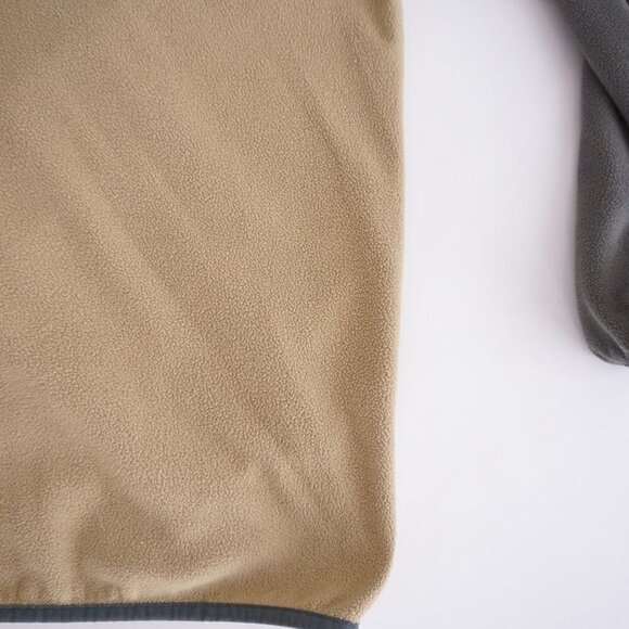 Patagonia Synchilla Snap-T Fleece Pullover Two-Tone Tan Gray Gorpcore Sweater S - Picture 5 of 12